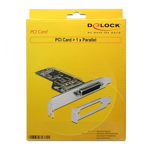 DELOCK Κάρτα Επέκτασης PCI σε Παράλληλη θύρα DB25 Female