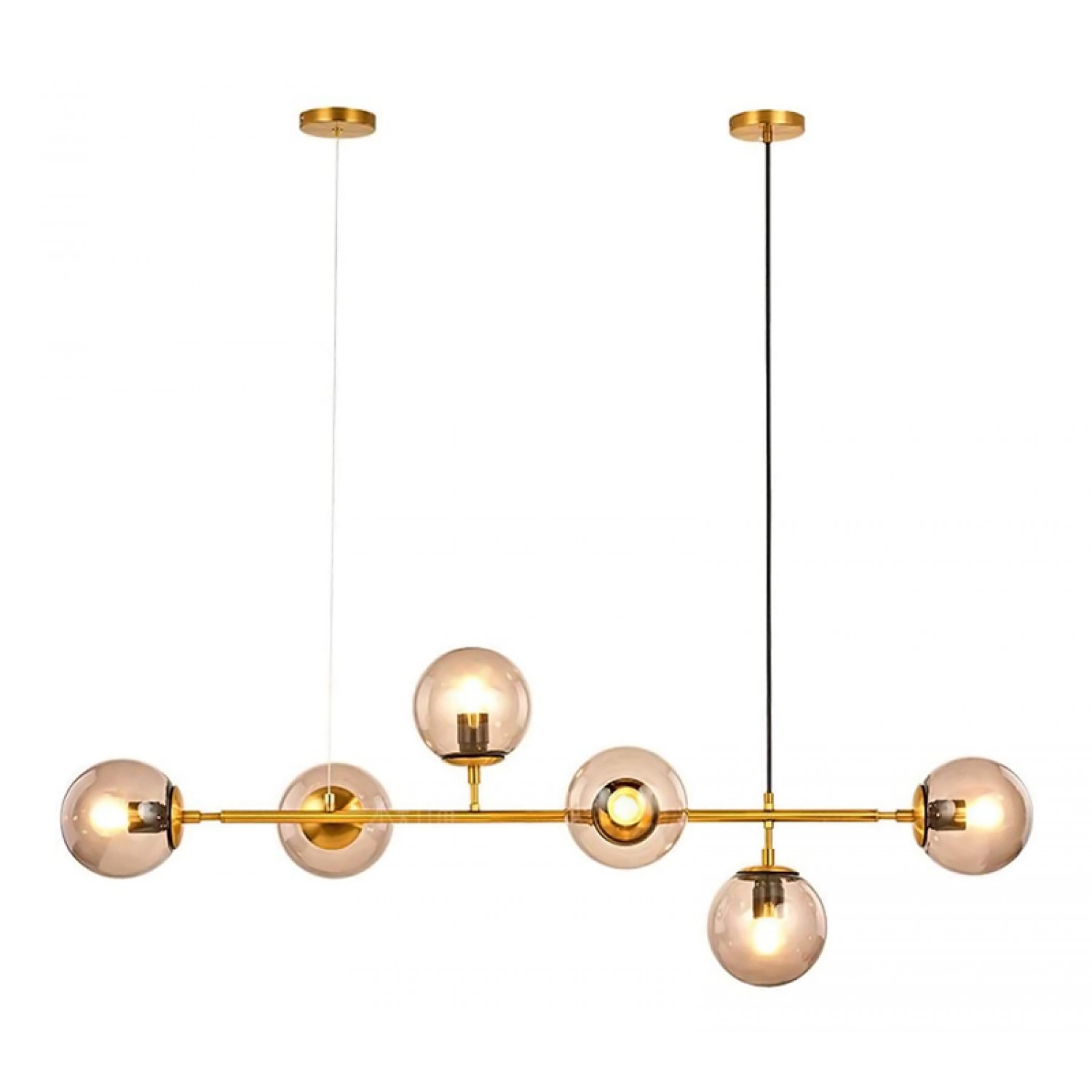 POWERTECH πολύφωτο φωτιστικό οροφής HLL-0024, 6x E27, μεταλλικό, χρυσό POWERTECH πολύφωτο φωτιστικό οροφής HLL-0024, 6x E27, μεταλλικό, χρυσό