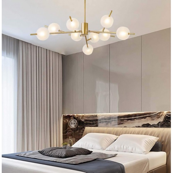 POWERTECH πολύφωτο φωτιστικό οροφής HLL-0025, 9x G9, μεταλλικό, χρυσό POWERTECH πολύφωτο φωτιστικό οροφής HLL-0025, 9x G9, μεταλλικό, χρυσό