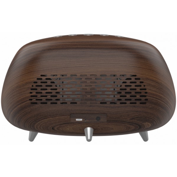 YISON ξυπνητήρι WS-1, bluetooth 5.0, 2x 5W, ένδειξη ώρας, AM/FM, ασημί