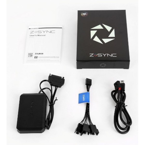 ZALMAN fan controller Z-Sync, RGB, 8 connectors ZALMAN fan controller Z-Sync, RGB, 8 connectors