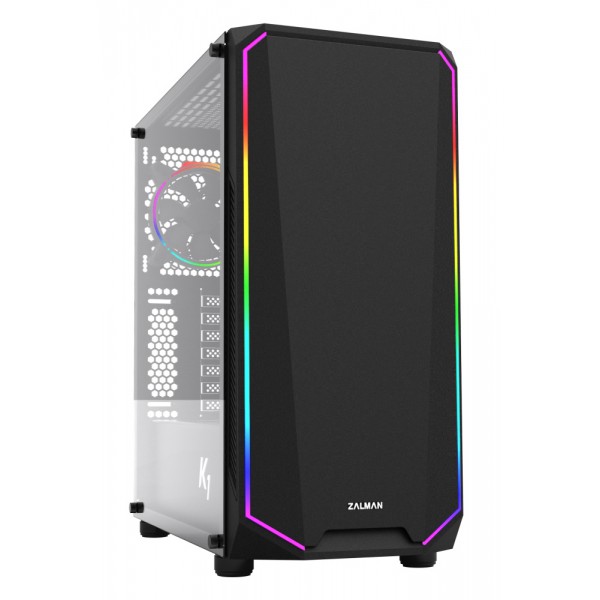 ZALMAN PC case K1 Rev.B mid tower, 458x210x450mm, 2x fan ZALMAN PC case K1 Rev.B mid tower, 458x210x450mm, 2x fan