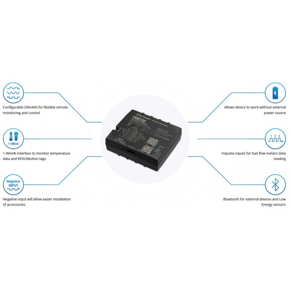 TELTONIKA GPS Tracker αυτοκινήτου FMB130, GSM/GPRS/GNSS, Bluetooth TELTONIKA GPS Tracker αυτοκινήτου FMB130, GSM/GPRS/GNSS, Bluetooth