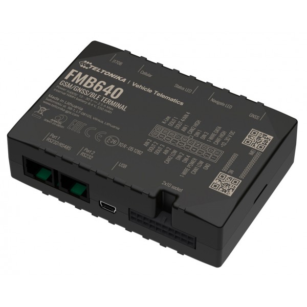 TELTONIKA GPS Tracker αυτοκινήτου FMB640, GSM/GPRS/GNSS, BT, Dual SIM TELTONIKA GPS Tracker αυτοκινήτου FMB640, GSM/GPRS/GNSS, BT, Dual SIM