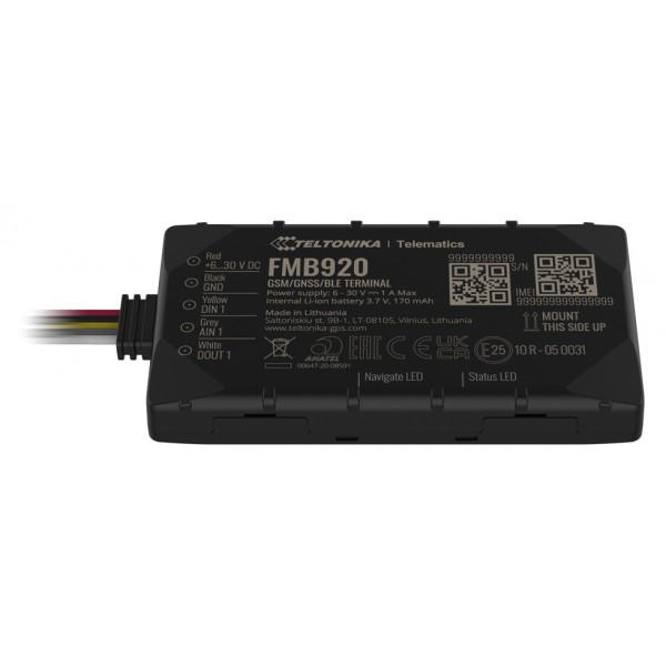TELTONIKA GPS Tracker αυτοκινήτου FMB920, GSM/GPRS/GNSS, Bluetooth TELTONIKA GPS Tracker αυτοκινήτου FMB920, GSM/GPRS/GNSS, Bluetooth
