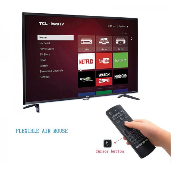 Air mouse XYX-1000, motion sensing, back light, μαύρο Air mouse XYX-1000, motion sensing, back light, μαύρο