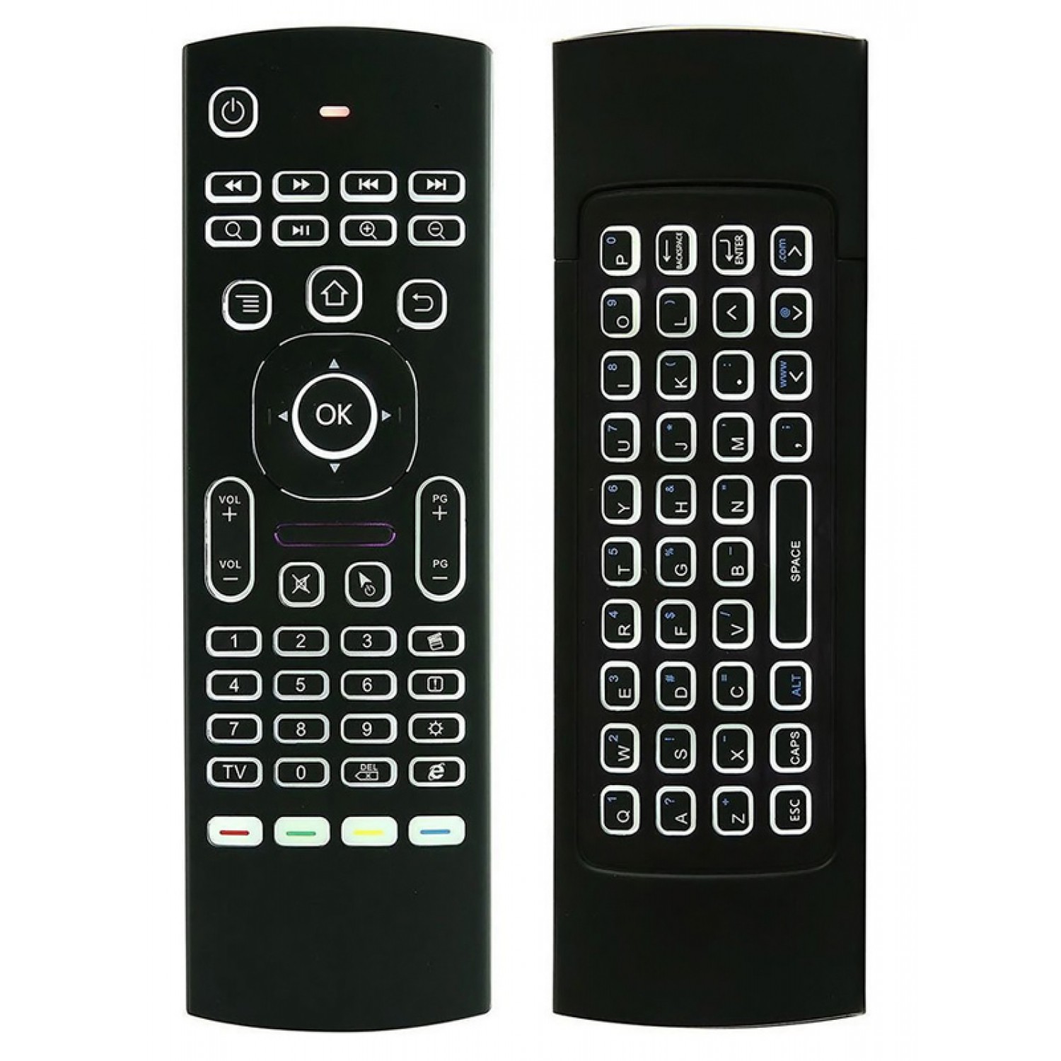 Air mouse XYX-1000, motion sensing, back light, μαύρο Air mouse XYX-1000, motion sensing, back light, μαύρο