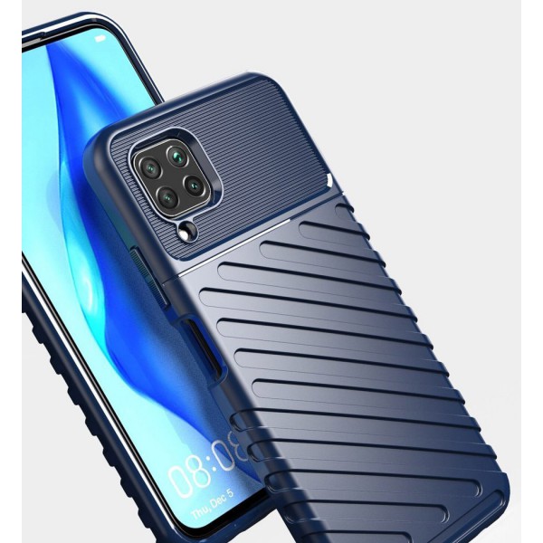 POWERTECH Θήκη Carbon MOB-1587 για Huawei P40 Lite, μπλε