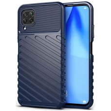 POWERTECH Θήκη Carbon MOB-1587 για Huawei P40 Lite, μπλε