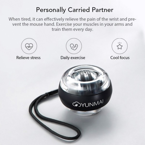 YUNMAI περιστροφικό μπαλάκι καρπού YMGB-Z701, μαύρο YUNMAI περιστροφικό μπαλάκι καρπού YMGB-Z701, μαύρο