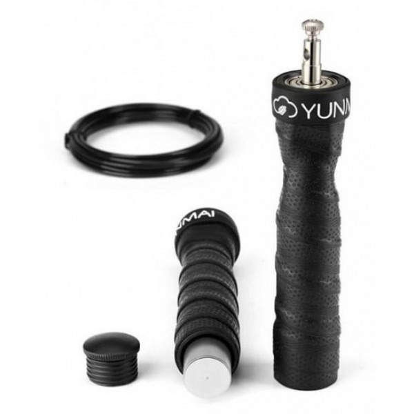 YUNMAI σχοινάκι γυμναστικής YMHR-P701 με επιπρόσθετο βάρος, μαύρο YUNMAI σχοινάκι γυμναστικής YMHR-P701 με επιπρόσθετο βάρος, μαύρο