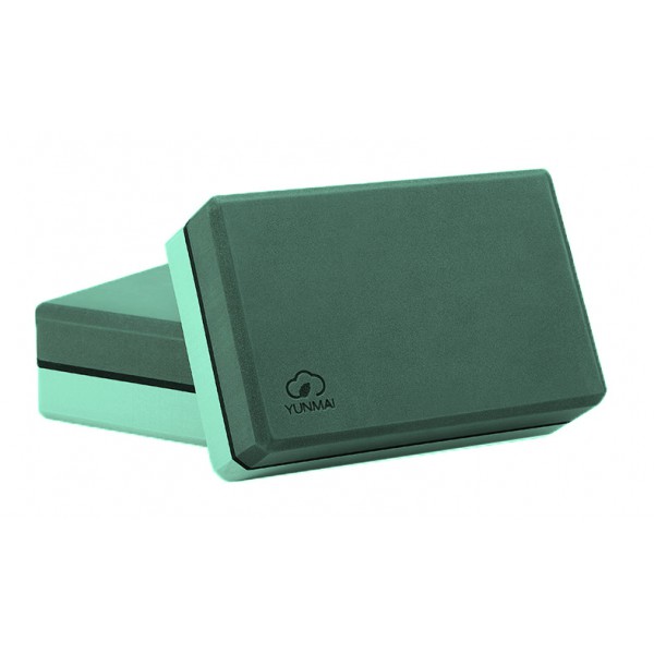 YUNMAI μπλοκ γυμναστικής YMYB-E801, 2τμχ, πράσινο