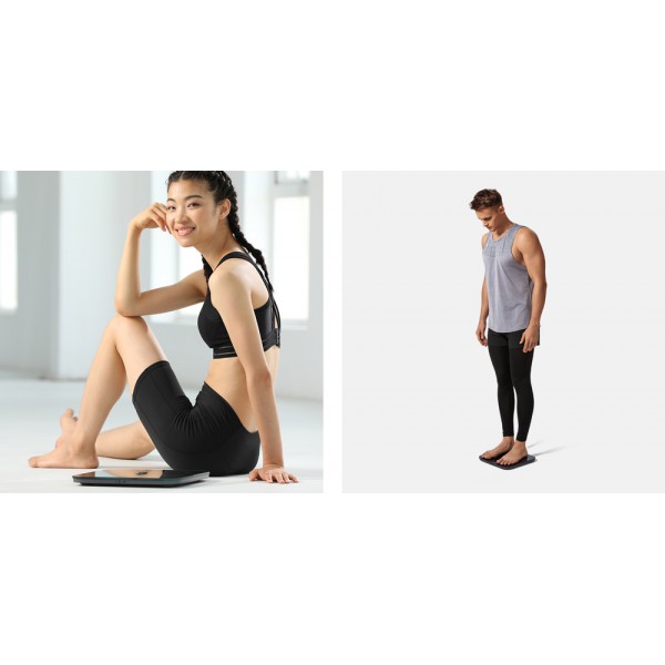 YUNMAI smart ζυγαριά Pro M1806, 5-180kg, μαύρη