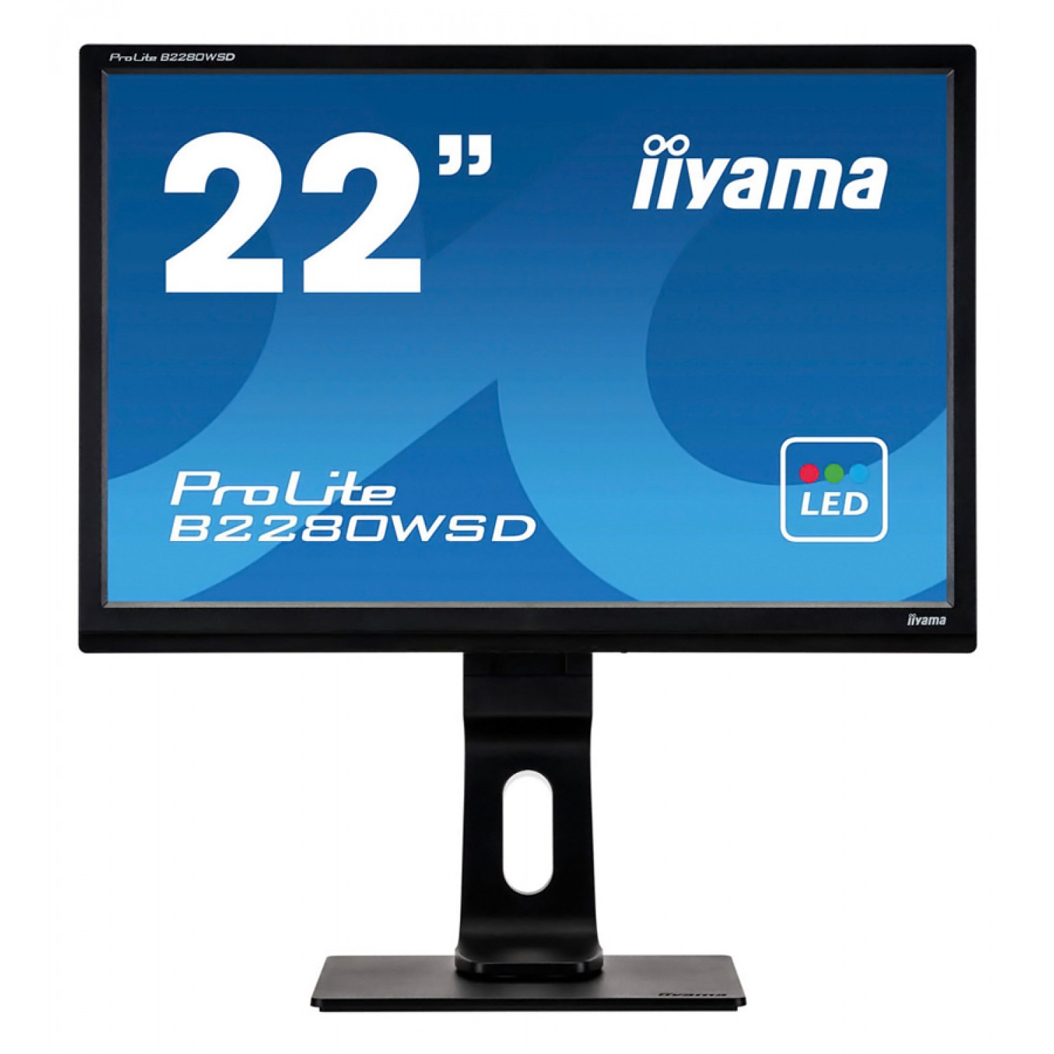 IIYAMA used Οθόνη B2280WSD LED, 22" 1680x1050px, VGA/DVI-D, SQ