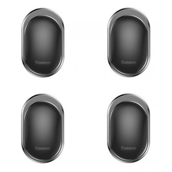 BASEUS γάντζος μικροαντικειμένων για αυτοκίνητο ACGGBK-01, μαύρο, 4τμχ