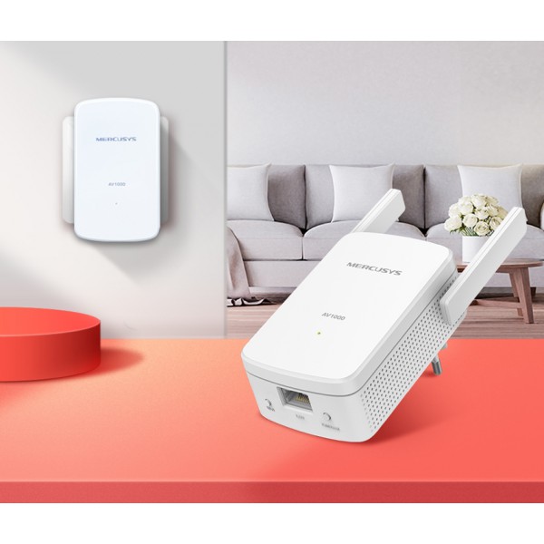 MERCUSYS Powerline Extender MP510 Kit, AV1000 Gigabit, WiFi, Ver: 1.0 MERCUSYS Powerline Extender MP510 Kit, AV1000 Gigabit, WiFi, Ver: 1.0