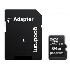 GOODRAM κάρτα μνήμης M1AA microSDΧC UHS-1, 64GB, Class 10