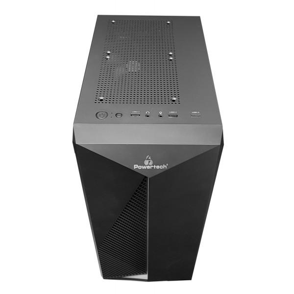 POWERTECH Gaming case PT-848, tempered glass, 80mm fan, PSU 500W PT-864 POWERTECH Gaming case PT-848, tempered glass, 80mm fan, PSU 500W PT-864