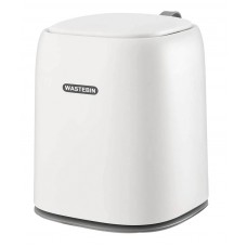 Κάδος απορριμάτων AA153 με εύκολο άνοιγμα, 138x138x169mm, λευκός