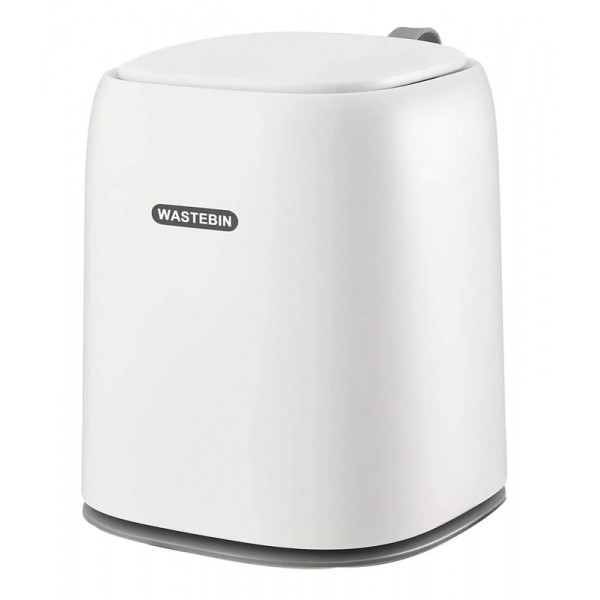 Κάδος απορριμάτων AA153 με εύκολο άνοιγμα, 138x138x169mm, λευκός Κάδος απορριμάτων AA153 με εύκολο άνοιγμα, 138x138x169mm, λευκός