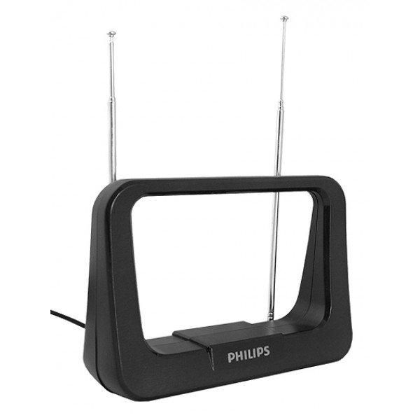 PHILIPS Ψηφιακή κεραία τηλεόρασης SDV1226/12, HDTV DVB-T/T2, 28dB, 4K