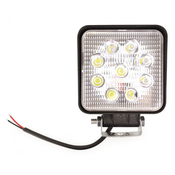 AMIO LED προβολέας οχημάτων AWL07 02421, 9x LED, 10.5 x 10.5cm, μαύρος