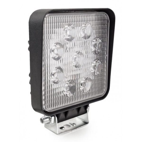 AMIO LED προβολέας οχημάτων AWL07 02421, 9x LED, 10.5 x 10.5cm, μαύρος