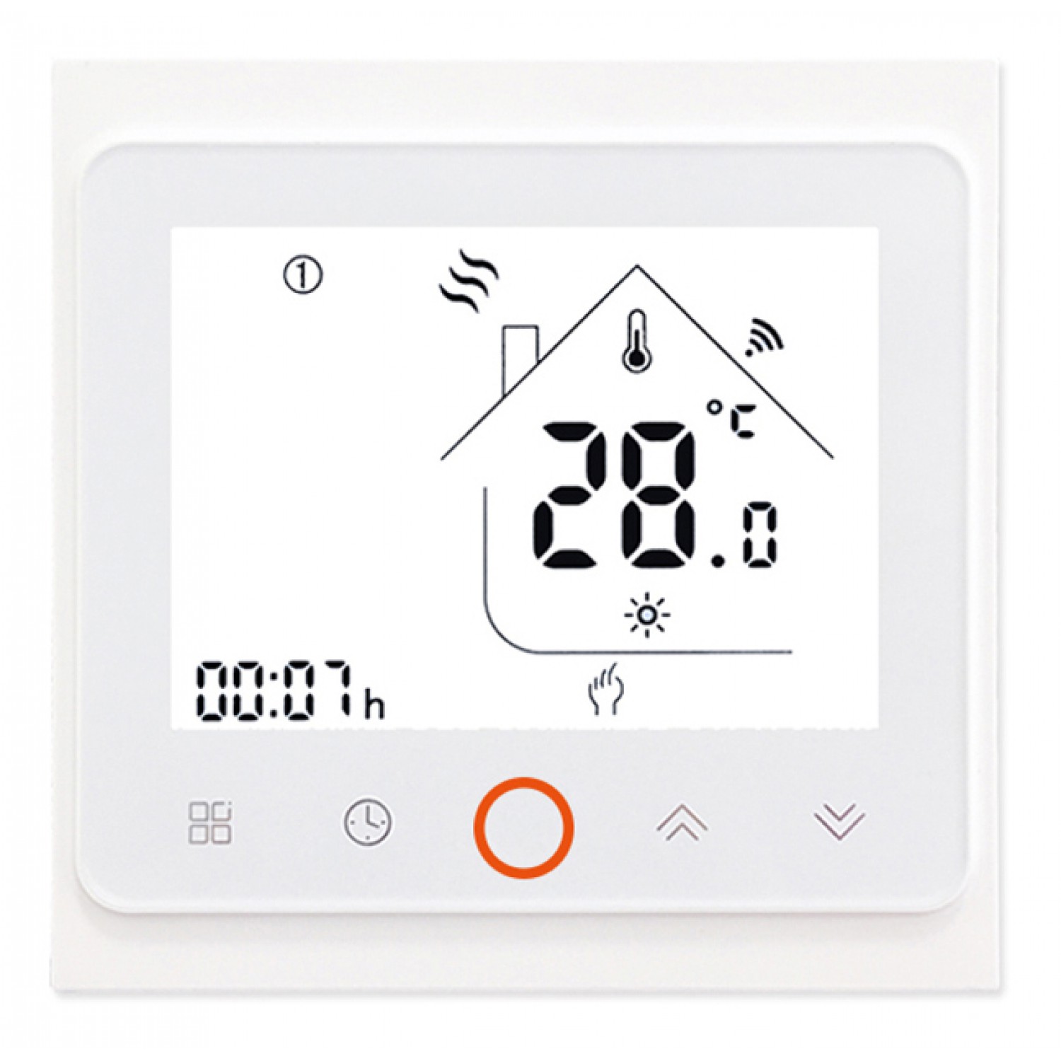 Smart θερμοστάτης αερίου BHT-002-GCLW, WiFi, λευκός Smart θερμοστάτης αερίου BHT-002-GCLW, WiFi, λευκός