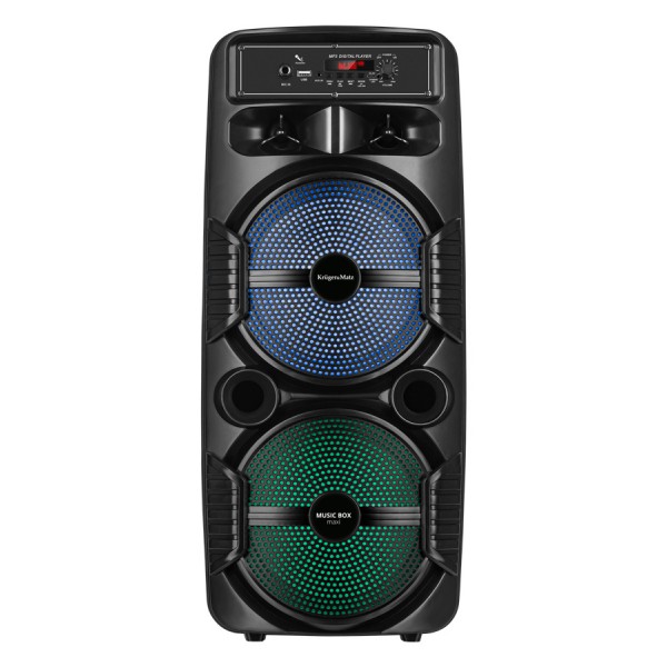 KRUGER&MATZ Φορητό ηχείο KM0557, bluetooth, USB, FM Radio, μαύρο