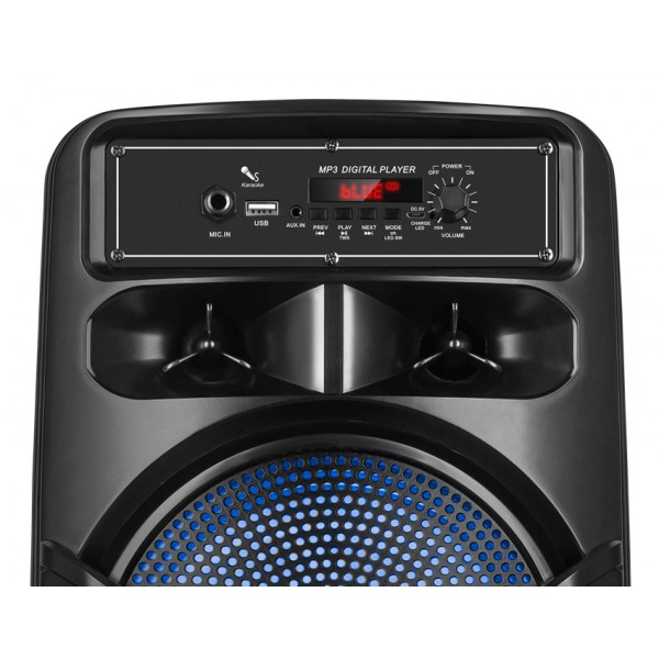 KRUGER&MATZ Φορητό ηχείο KM0557, bluetooth, USB, FM Radio, μαύρο
