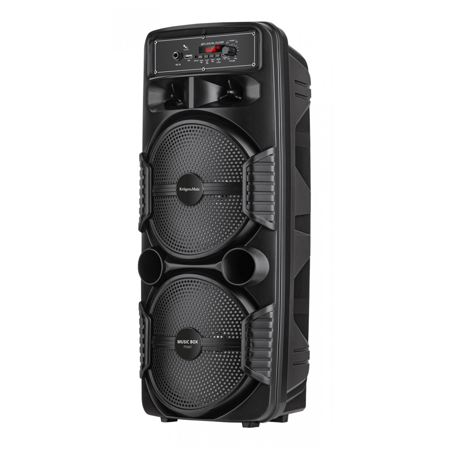 KRUGER&MATZ Φορητό ηχείο KM0557, bluetooth, USB, FM Radio, μαύρο