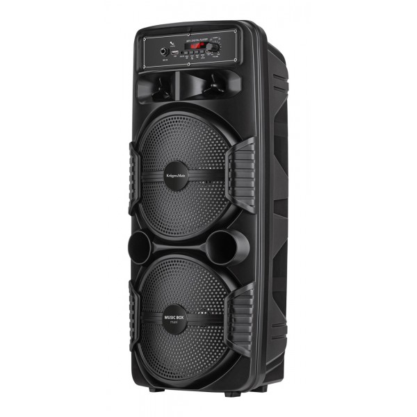 KRUGER&MATZ Φορητό ηχείο KM0557, bluetooth, USB, FM Radio, μαύρο