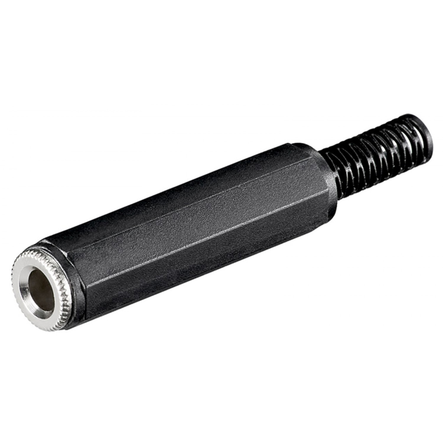 GOOBAY βύσμα 6.3mm 11070, 3 pin stereo, θηλυκό, πλαστικό, μαύρο, 10τμχ GOOBAY βύσμα 6.3mm 11070, 3 pin stereo, θηλυκό, πλαστικό, μαύρο, 10τμχ