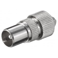 GOOBAY βύσμα coaxial 11479, αρσενικό, μεταλλικό, 10τμχ