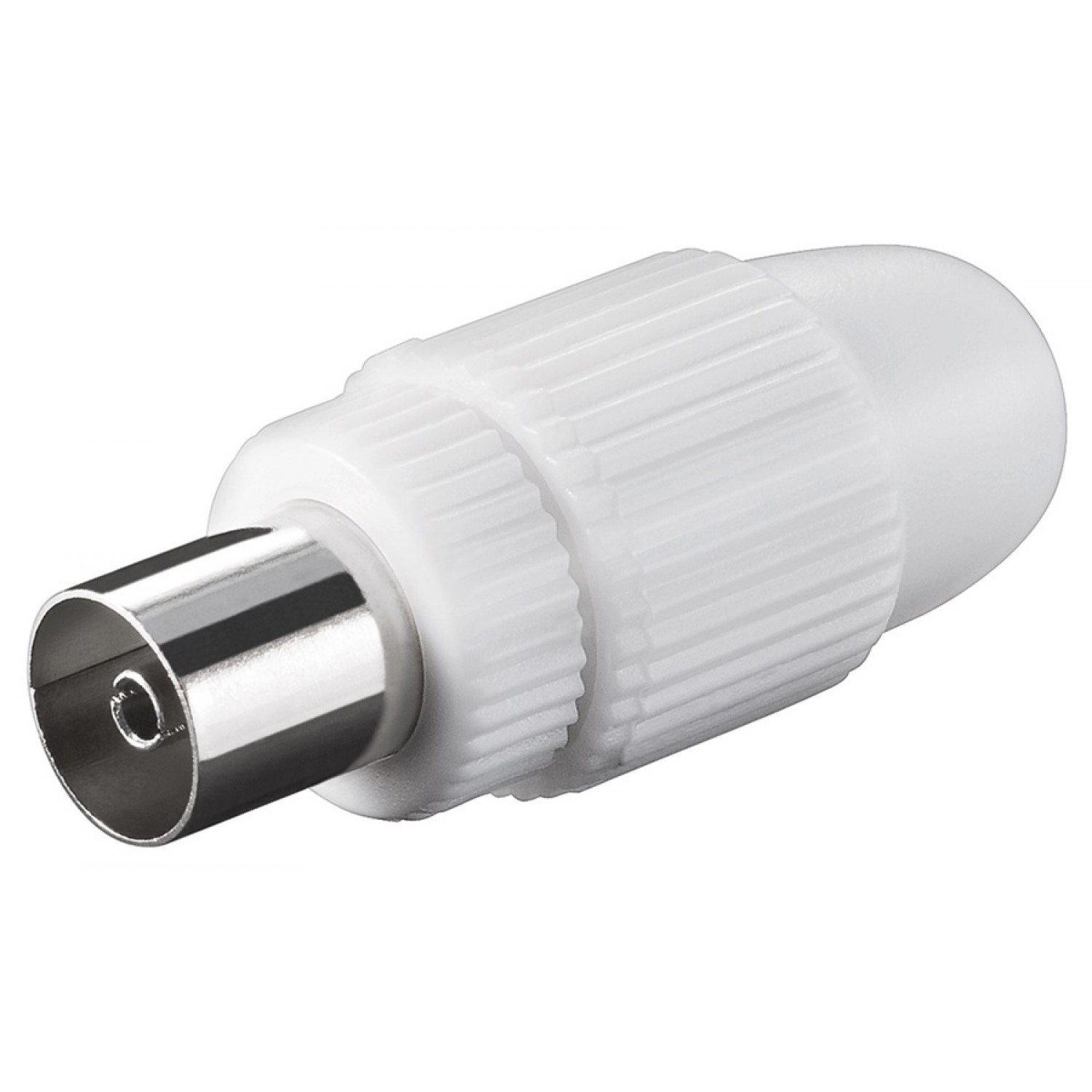 GOOBAY βύσμα coaxial 11501, θηλυκό, λευκό, 10τμχ GOOBAY βύσμα coaxial 11501, θηλυκό, λευκό, 10τμχ