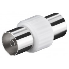 GOOBAY αντάπτορας καλωδίου coaxial 11536, θηλυκό, λευκό, 10τμχ
