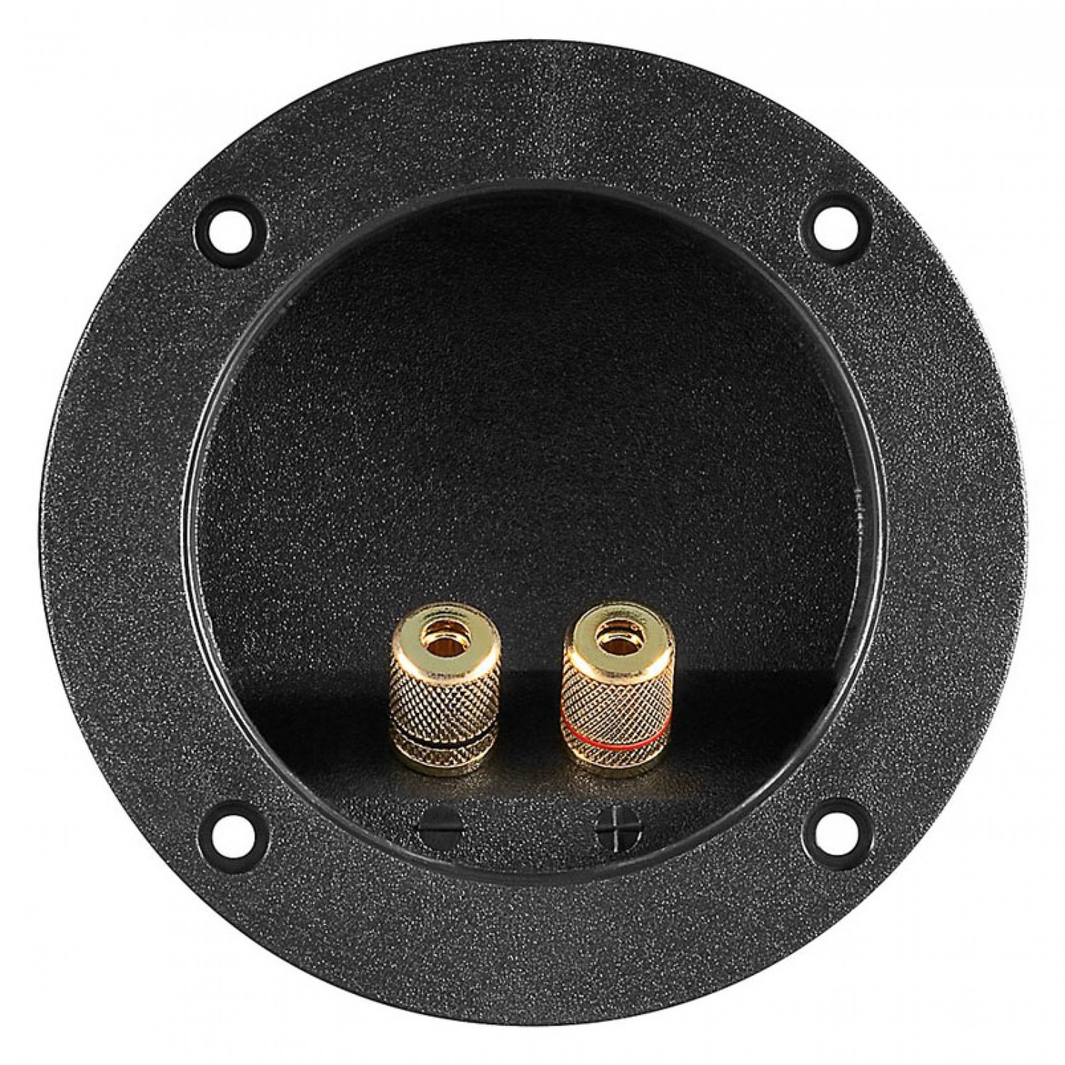 GOOBAY τερματικό ηχείου 6mm ή banana plug 4mm 11663, κυκλικό, μαύρο GOOBAY τερματικό ηχείου 6mm ή banana plug 4mm 11663, κυκλικό, μαύρο