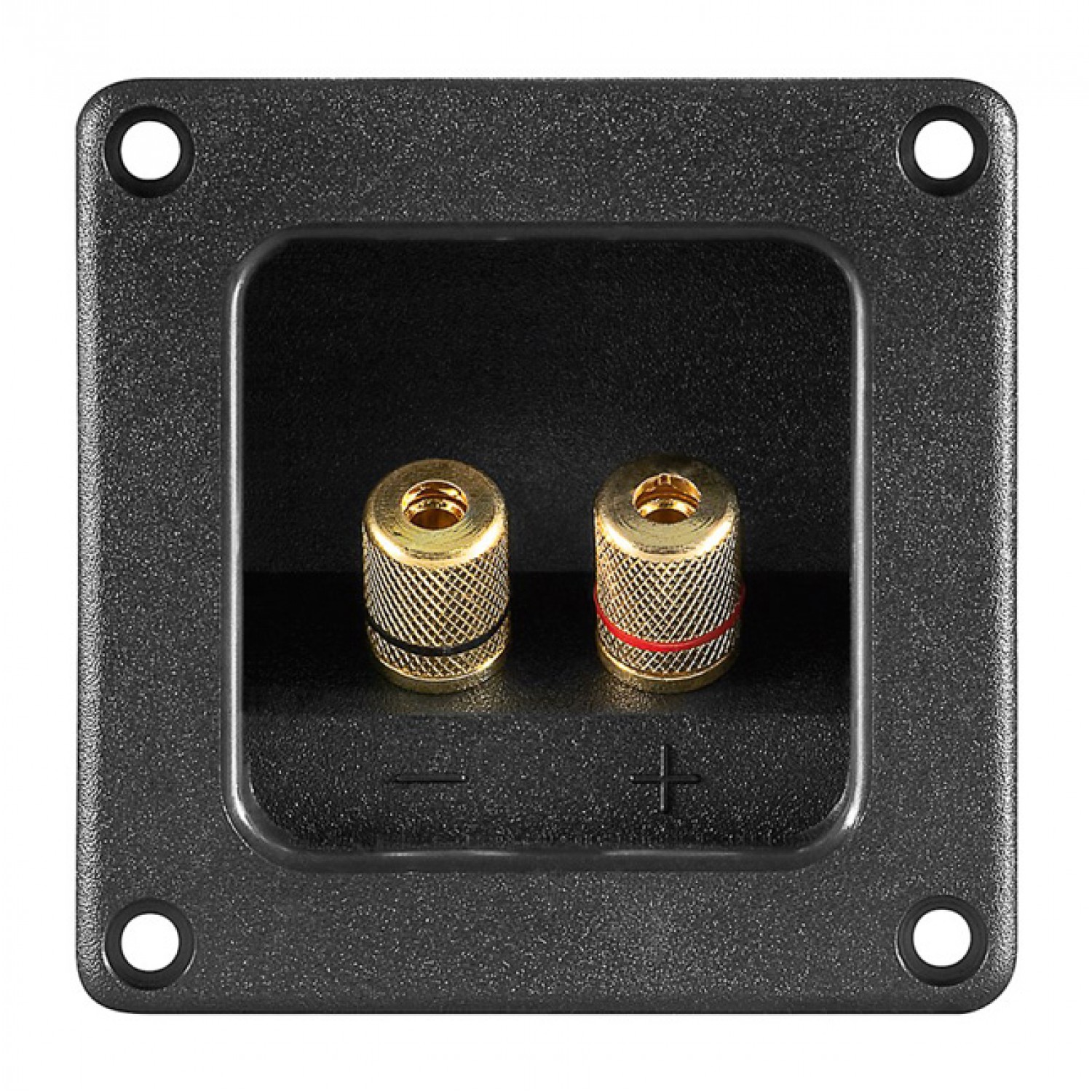 GOOBAY τερματικό ηχείου 6mm ή banana plug 4mm 11698, τετράγωνο, μαύρο GOOBAY τερματικό ηχείου 6mm ή banana plug 4mm 11698, τετράγωνο, μαύρο