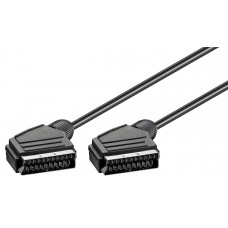 GOOBAY καλώδιο Scart 21pin σε Scart 21pin 11702, 1.5m, μαύρο