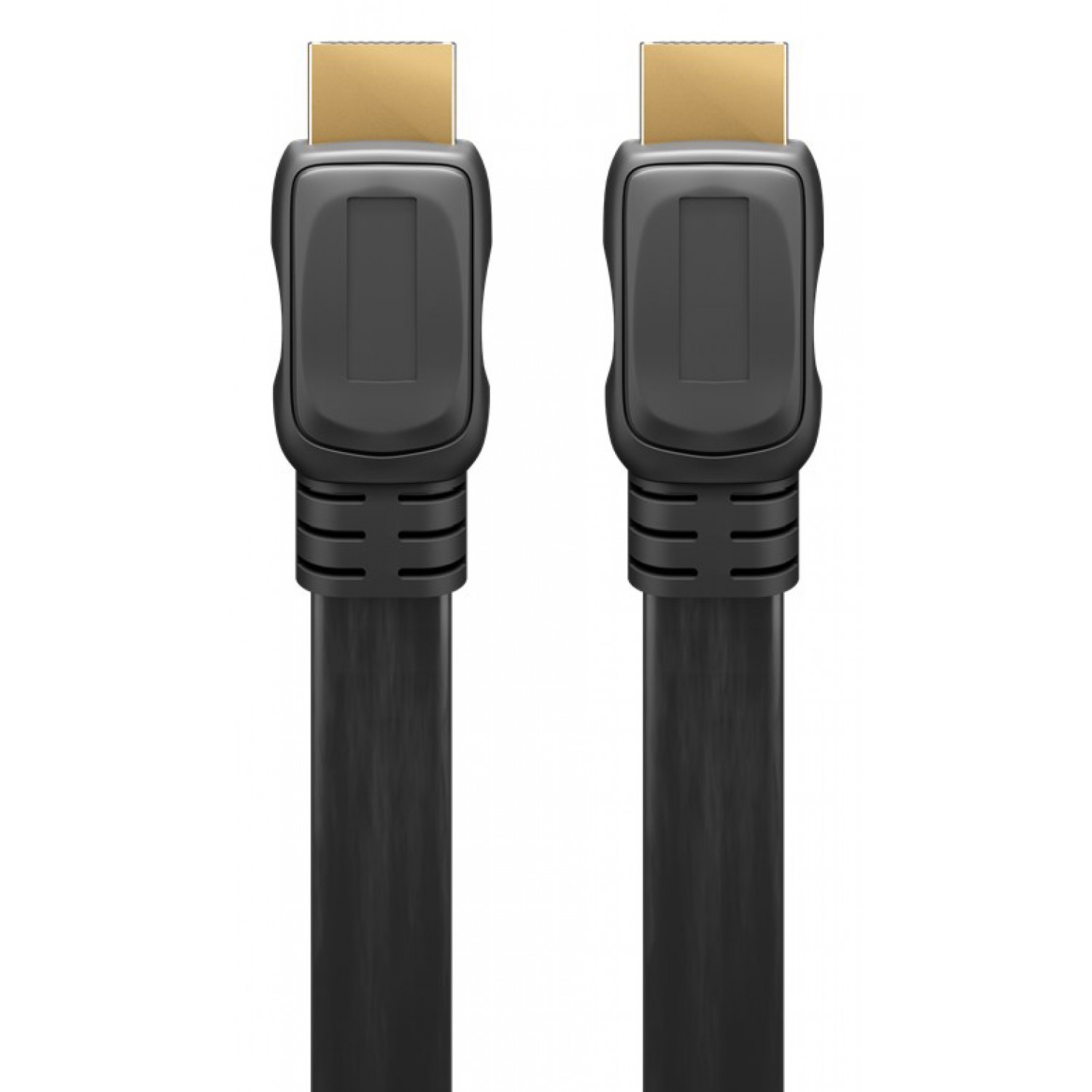 GOOBAY καλώδιο HDMI με Ethernet 31926, flat, 4K 3D, 30AWG, 1.5m