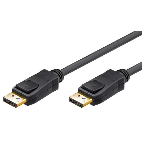 GOOBAY καλώδιο DisplayPort 1.2 49960, 4K/60Hz, 10.8Gbit/s, 3m, μαύρο