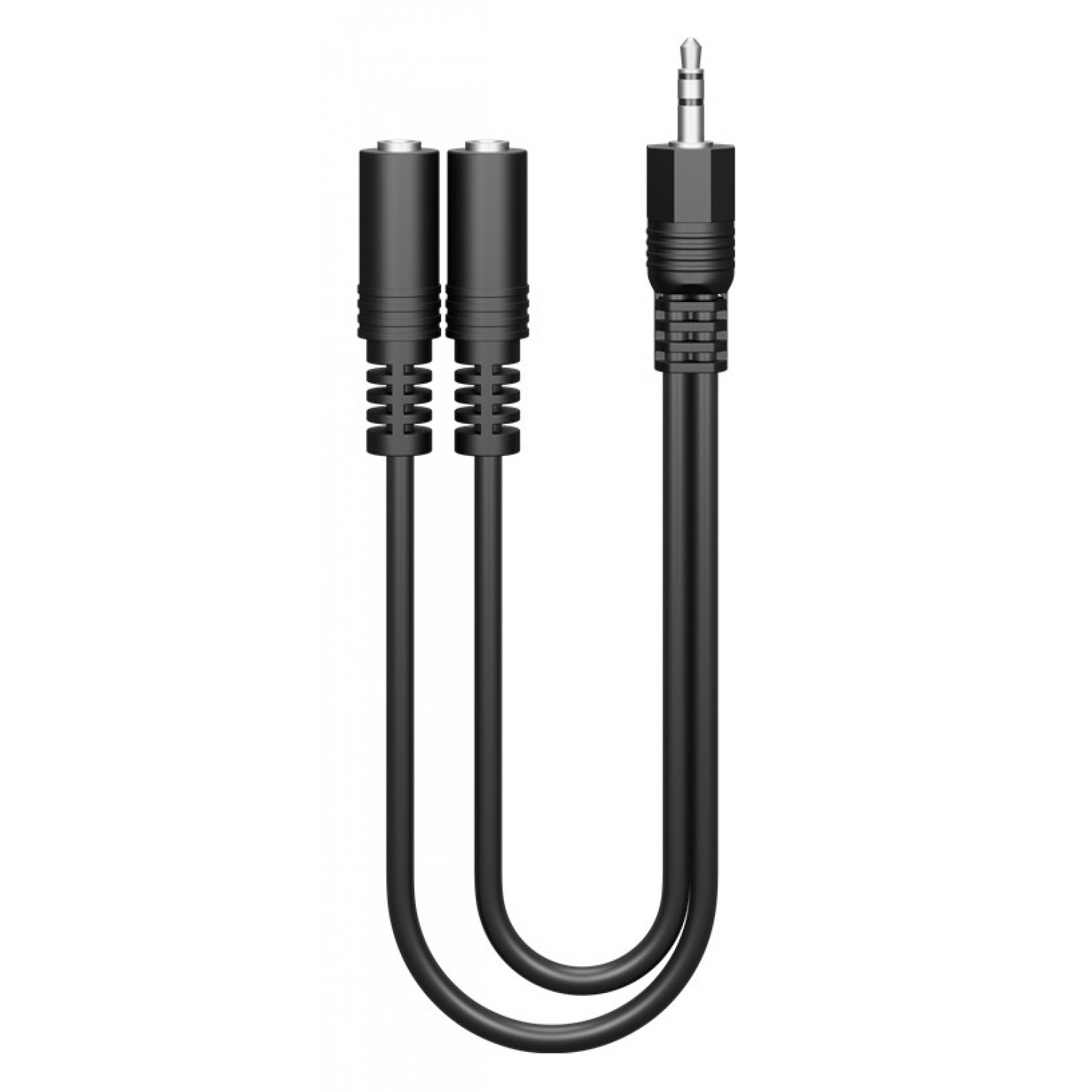 GOOBAY καλώδιο ήχου 3.5mm 50464, αρσενικό σε 2x θηλυκά, 0.2m, μαύρο GOOBAY καλώδιο ήχου 3.5mm 50464, αρσενικό σε 2x θηλυκά, 0.2m, μαύρο