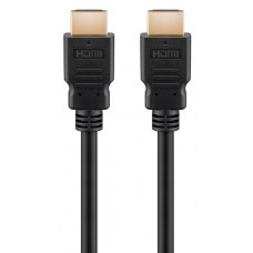 GOOBAY καλώδιο HDMI 51822 με Ethernet, 4K/30Hz, 10.2Gbit/s, 5m, μαύρο