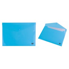 MP πλαστικός φάκελος Α4 με κούμπωμα PC005-AA, 33x23cm, μπλε