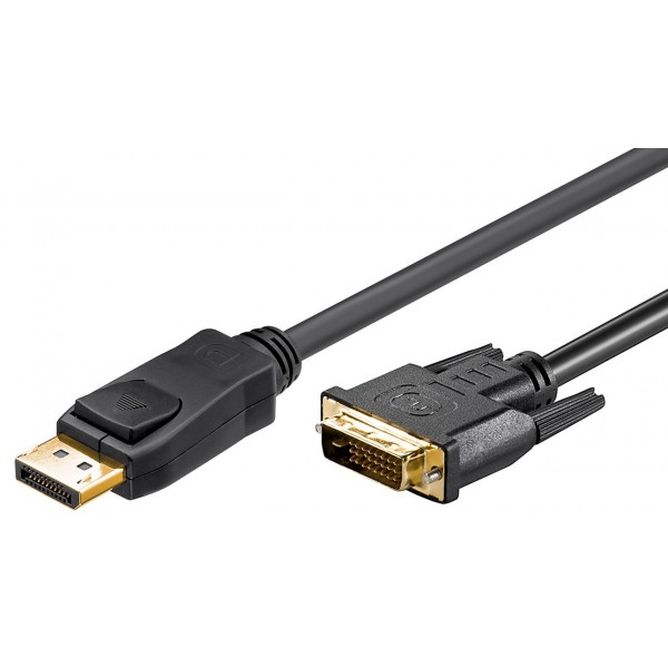 GOOBAY καλώδιο DisplayPort σε DVI-D Dual-Link 51962, 3m, μαύρο GOOBAY καλώδιο DisplayPort σε DVI-D Dual-Link 51962, 3m, μαύρο