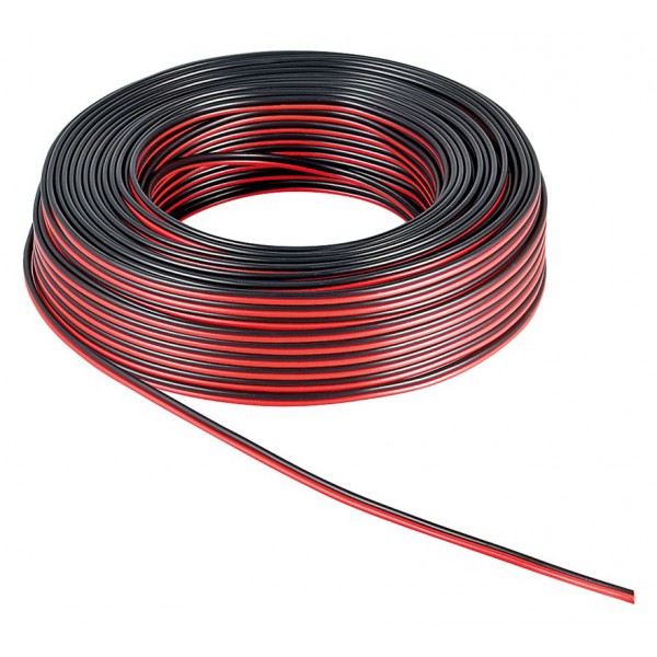 GOOBAY καλώδιο ήχου 2x 1.5 mm² 67733, CCA, 25m, μαύρο & κόκκινο