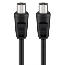GOOBAY καλώδιο κεραίας αρσενικό 68148, <70dB, CCS, 2.5m, μαύρο