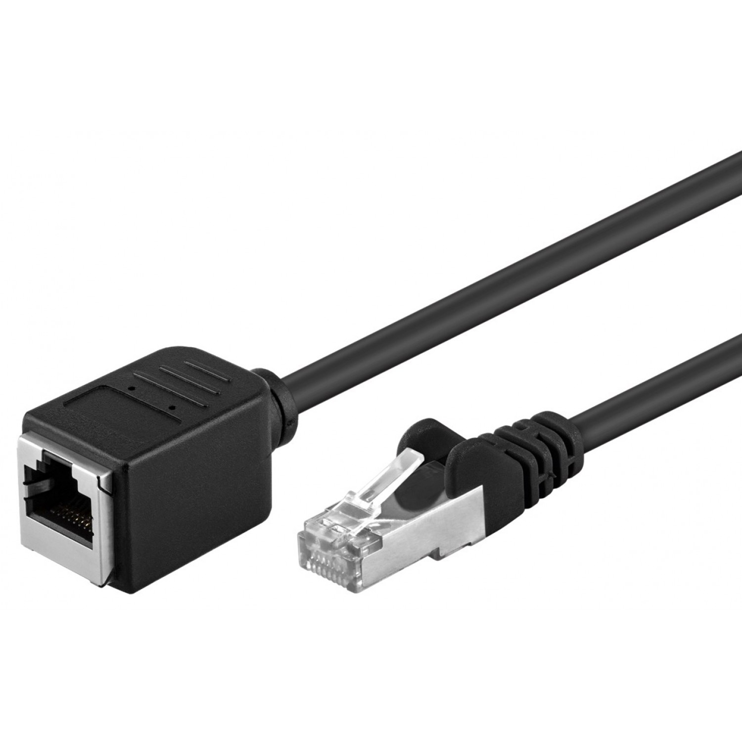 GOOBAY καλώδιο προέκτασης F/UTP CAT5e 91884, copper, AWG 26, 5m, μαύρο GOOBAY καλώδιο προέκτασης F/UTP CAT5e 91884, copper, AWG 26, 5m, μαύρο