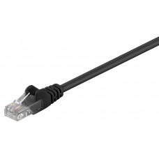 GOOBAY καλώδιο δικτύου 95562, CAT 5e U/UTP, CCA, PVC, 1.5m, μαύρο