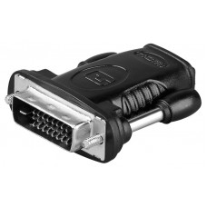 GOOBAY αντάπτορας HDMI σε DVI-D Dual-Link 24+1 pin 68482, μαύρο